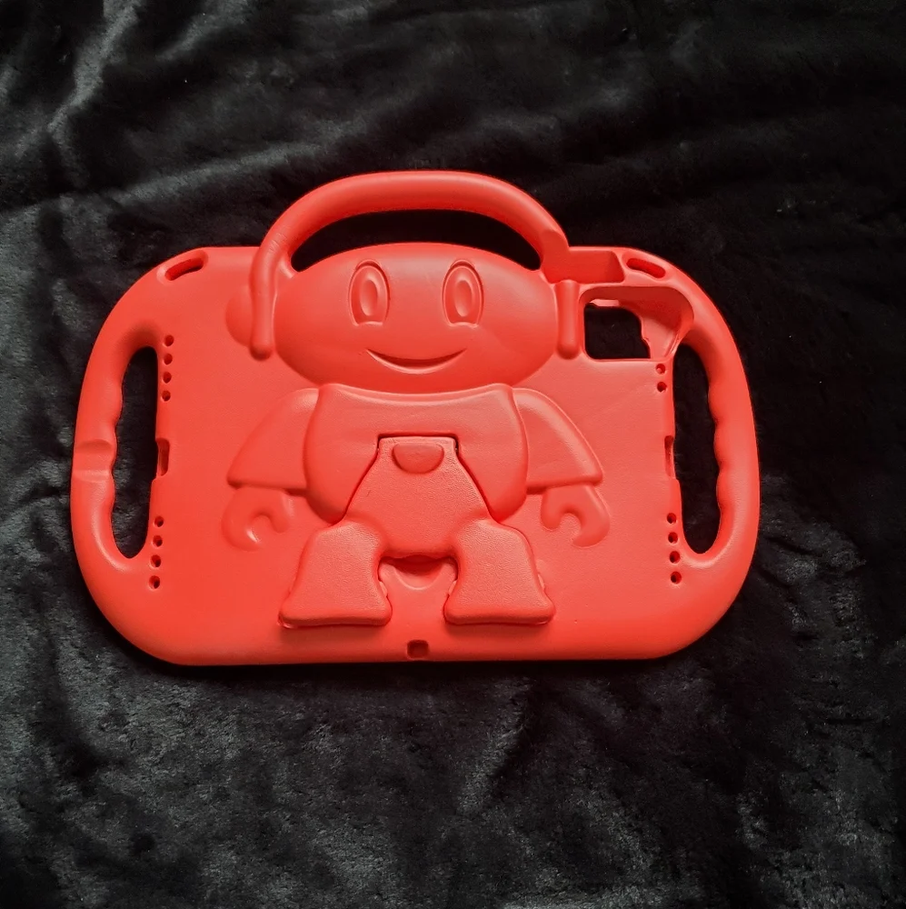 2/$25 Red Kids iPad Tablet Protector Case With Stand